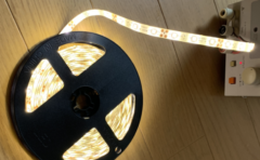 LEDテープが届いたので太陽光発電システムと接続してみる