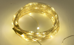 10mの防水型USB LEDストリングライトが届いた