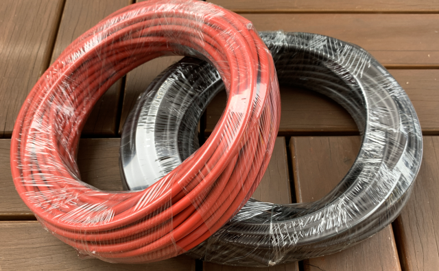 AWG12(3.5sq)ケーブル　20m×2 を購入