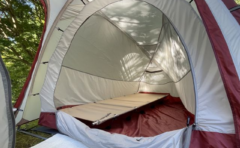 Naturehike のテントとコットの組み合わせ