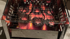 着火剤不要の成型炭はなかなか使える