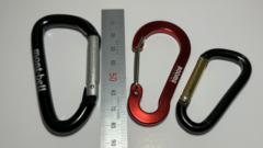 アリエクからカラビナ10個セット購入