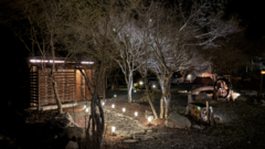 静かで素敵なLIBERTY CAMP場　雨男ですいません