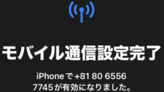 日本通信へのMNP方法　ちょっと苦労した