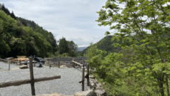 再度の7インチキャンプ場　雨男だけどまぁラッキー