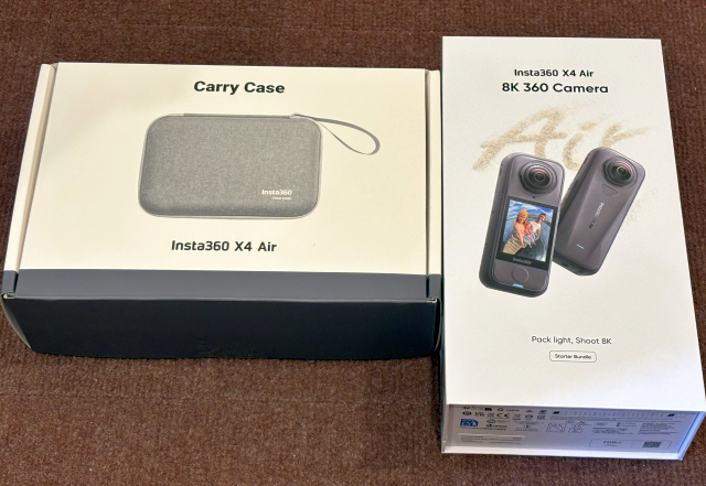 Insta360X4Air購入　届いてから使うまで